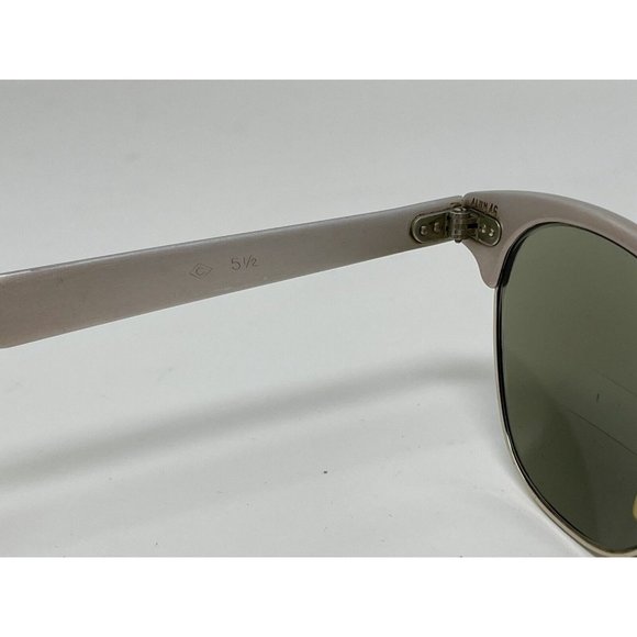 VINTAGE Eyeglasses ALUM 46 [] 20 5 1/2 Eyeglasses Great Condition 12k GF Bridge - Picture 9 of 12